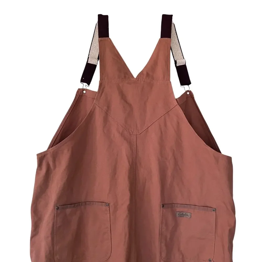 Cabela's Bib Overalls 5XL Reg Men's Unlined Duck Work Outdoor Gear 100% Cotton